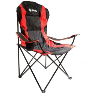 Крісло розкладне для пікніка, риболовлі "Павук" (червоне/чорне) <AXXIS>