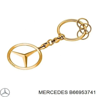 Брелок для ключів Brussel gold Mercedes