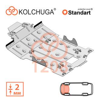 Захист двигуна Toyota Land Cruiser  2021- Kolchuga Standart (1.1208)