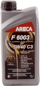 Моторна олива  F6003 C3 ARECA 5W-40
