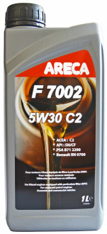 Моторна олива  F7002 ARECA 5W-30