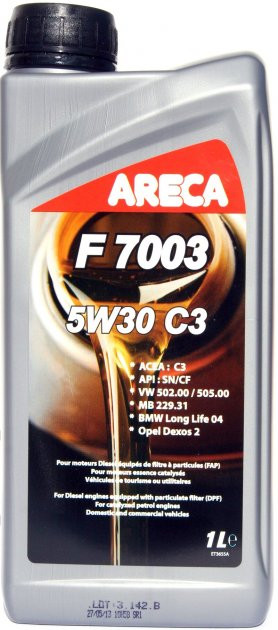Моторна олива  F7003 ARECA 5W-30