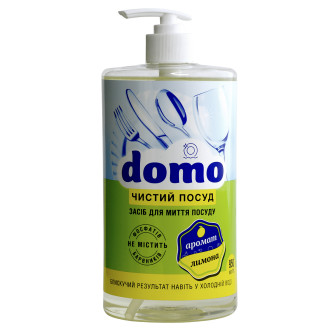 Засіб для миття посуду "Лимон" DOMO флакон с дозатором